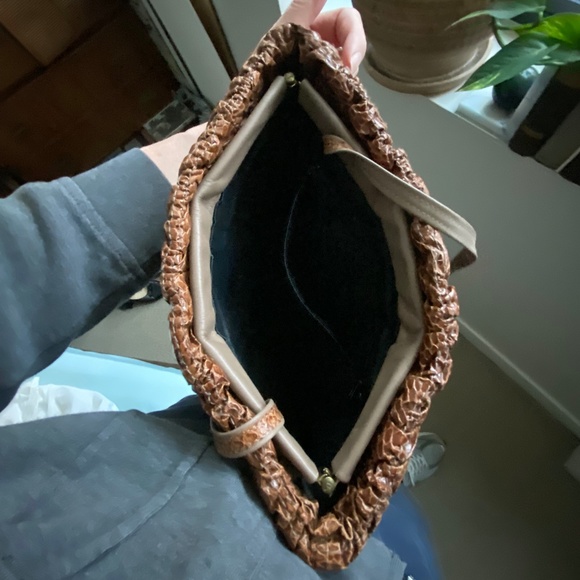 Aspects Snakeskin Clutch Shoulder Bag - Picture 2 of 6